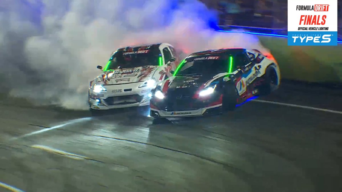 THIS FINAL WAS A MOVIE. 🍿 Hiroya Minowa & Jhonnattan Castro delivered full-blown chaos in the best way. Presented by TYPE S #FormulaD #FormulaDRIFT #FDORL