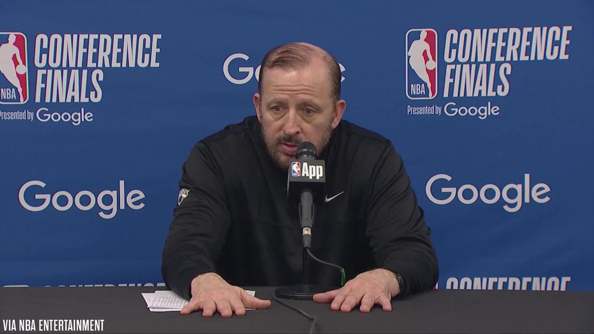 "It's a big offseason for us." Tom Thibodeau was asked what the next steps are for the Knicks after their season comes to an end: