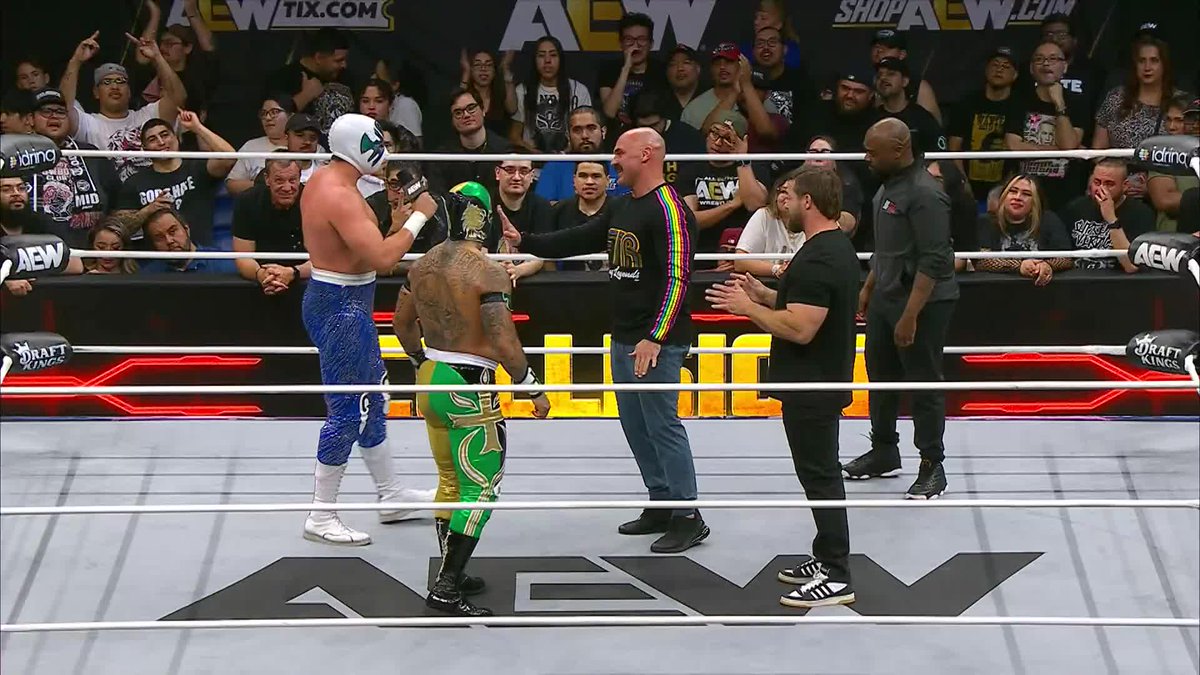 FTR tried to pull a fast one on Atlantis CMLL and TEMPLARIO CMLL! Watch #AEWCollision on TNT & MAX