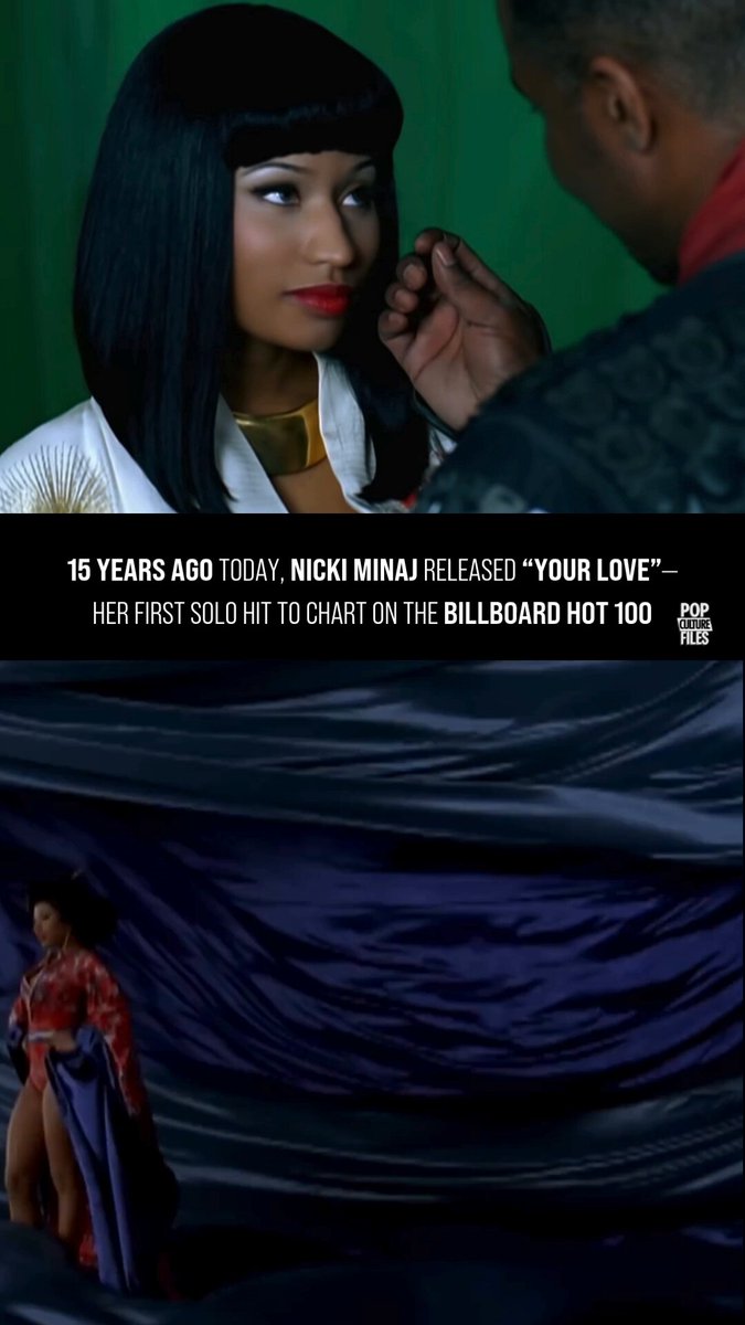 15 years ago today, Nicki Minaj released “Your Love” 📁