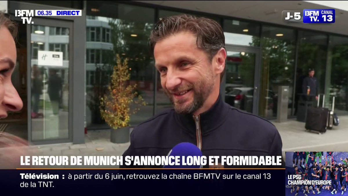 “Direction le Parc des Princes pour la célébration” Pour les supporters parisiens présents à Munich, la fête est loin d’être terminée