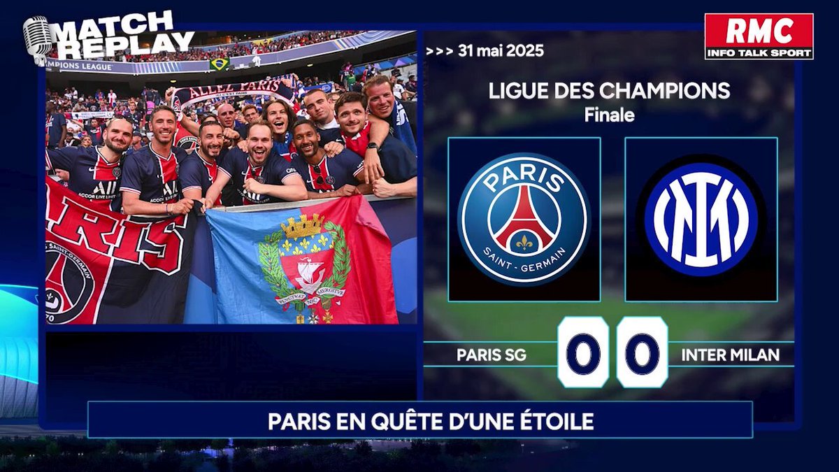 🏆 Un PSG au paradis. Une soirée unique après plusieurs années de désillusions. Contre l'Inter, le club de la capitale a écrit l'histoire après une victoire mythique en finale de C1. 🎙 Revivez ce moment historique avec les com' de Jano Resseguié 🔈, Jean-Louis Tourre et Jérôme Rothen.