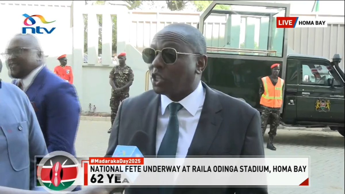 MP Junet Mohamed: Kenyans are tired of this 'notam, wantam', they just want to be united. #MadarakaDay2025 David Muthoka