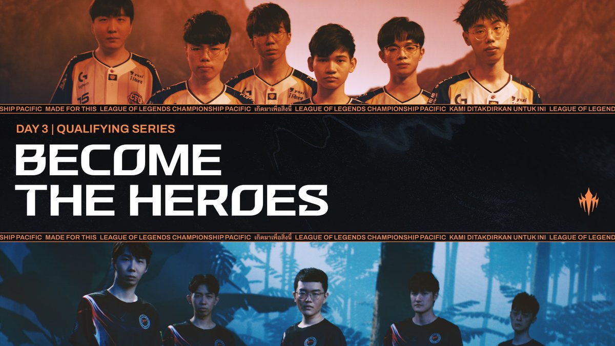 Endure the challenge, and a warrior becomes a hero. This Upper Bracket Final will decide who claims the first ticket to MSI! #LoLPacific