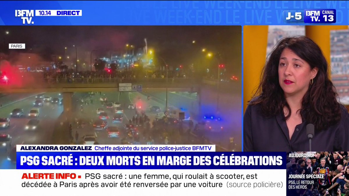 Deux morts en marge des festivités après la victoire du PSG lors de la finale de Ligue des champions