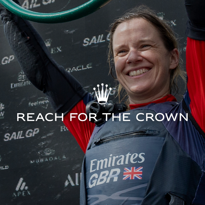 Natural born leader. Guiding crews successfully, from the Olympics to SailGP. Hannah Mills has an expertise at sea and a dedication to inclusivity in sailing that make it an honour for us to be at her side. REACH FOR THE CROWN. #RolexFamily #Reachforthecrown