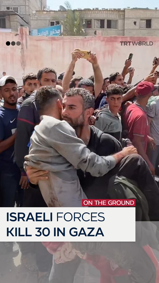 At least 30 Palestinians were killed and over 150 wounded after Israeli forces opened fire on civilians awaiting aid in Al Mawasi, Gaza. According to Wafa, live rounds were fired from ground vehicles and armed drones targeting the gathered crowd