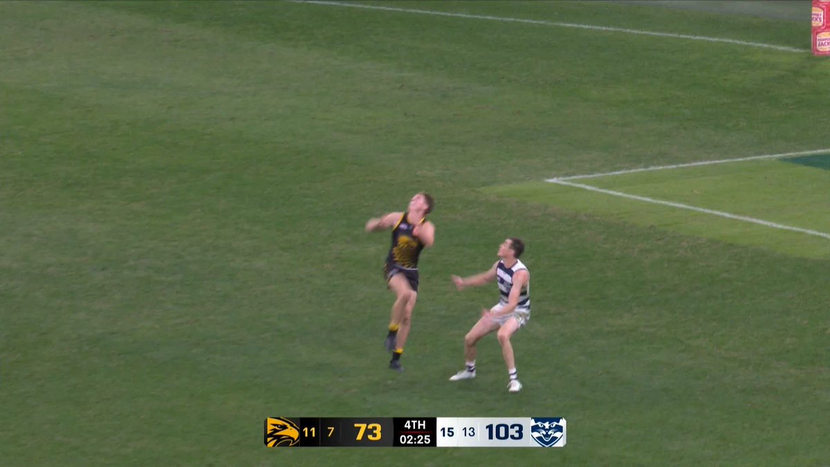 Jezza has FOUR and Geelong has the W! #AFLEaglesCats