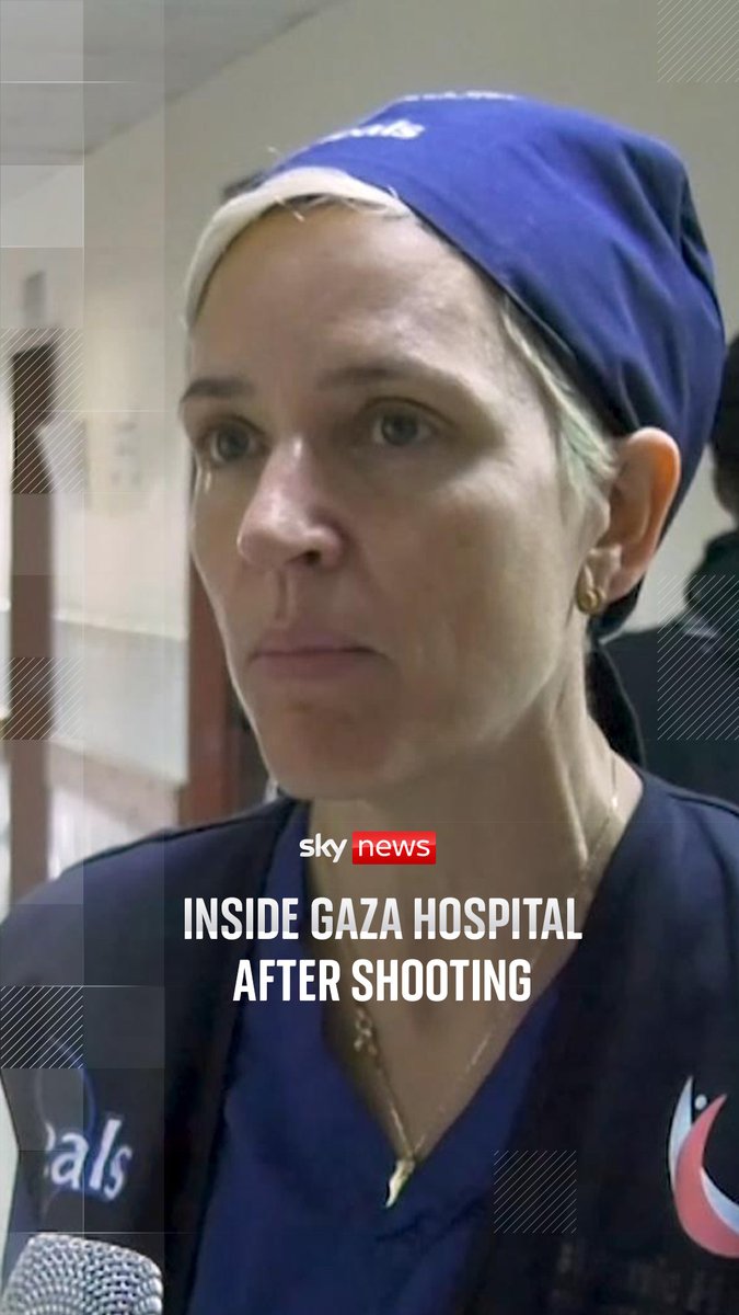 British surgeon Dr Victoria Rose speaks from Nasser Hospital where she says "the ambulances haven’t stopped coming" after reports of an Israeli attack near an aid distribution site in Gaza.