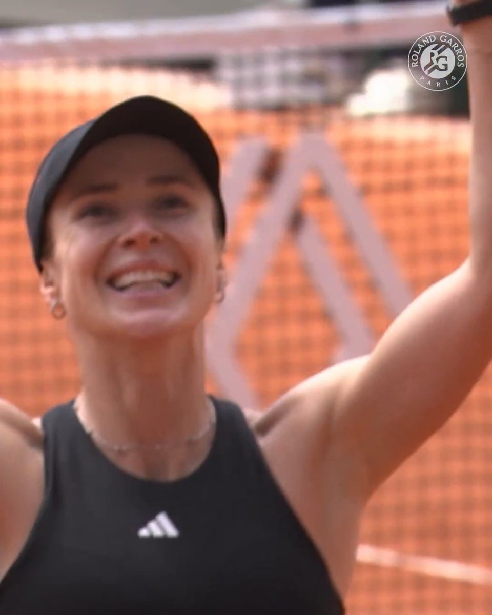 What a turnaround, Elina! 🔥 Svitolina saved three match points and stunned our 2024 finalist 👊 #RolandGarros