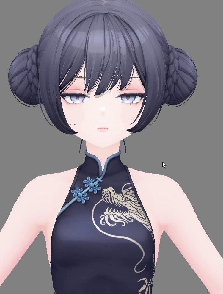 ブルアカのキサキを作っています。