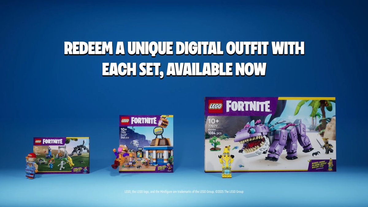 New LEGO Fortnite Sets have arrived! Which one is your fav?