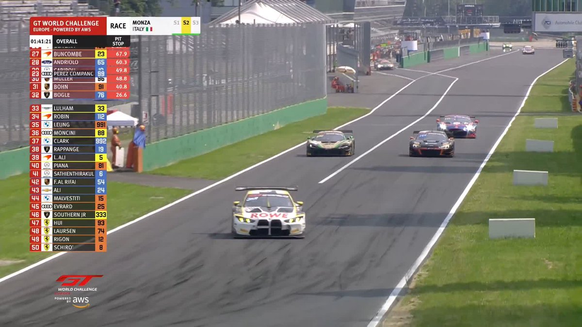 The car tips the #111 McLaren into a spin – and out of this race, as Gachet parks up a few corners later. Day done. 📺 LIVE: #GTWorldEurope | #GTMonza