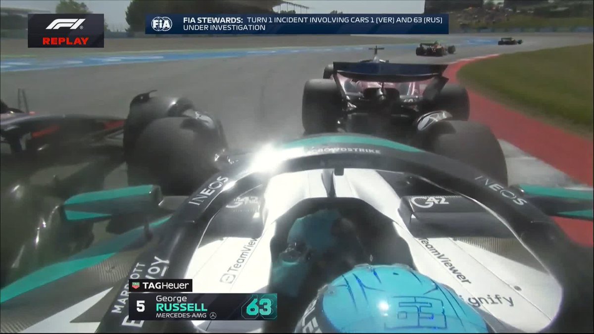 Another look at Max Verstappen's restart 😮