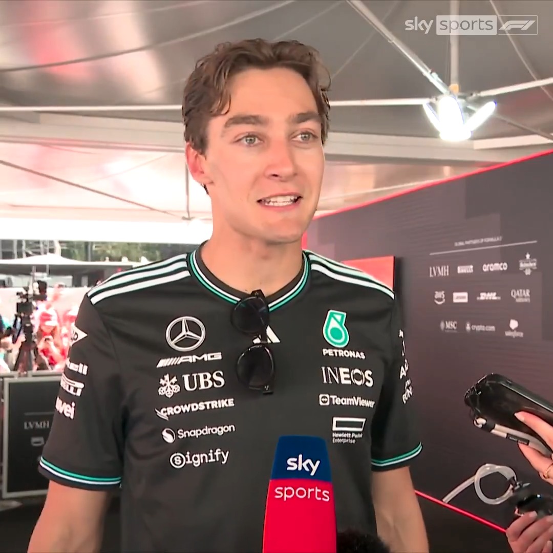 "I was as surprised as you guys were. It felt deliberate." George Russell on the collision with Max Verstappen.