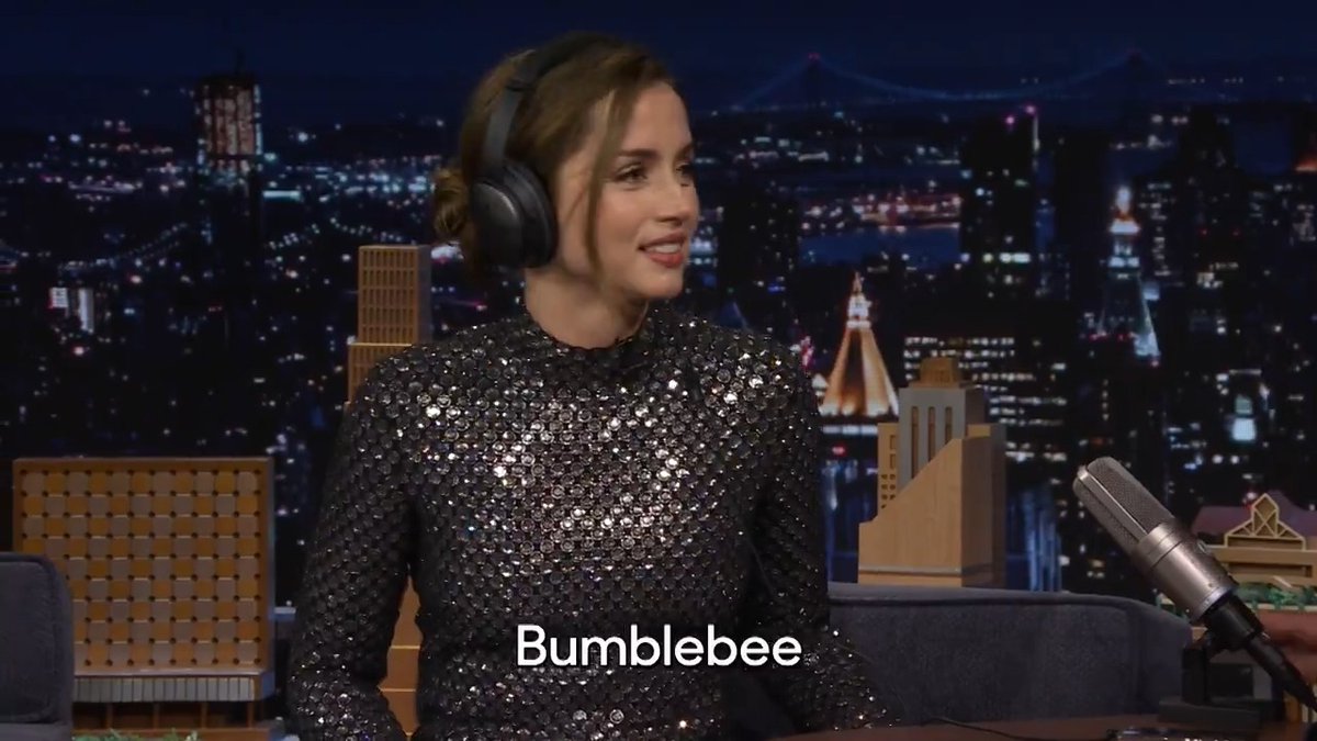Whisper Challenge w/ Ana de Armas! 🎧 #FallonTonight