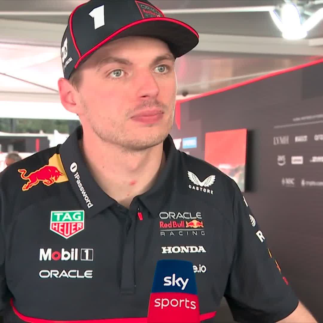 "I prefer to speak about the race, not just one single moment." Max Verstappen reacts to his collision with George Russell.
