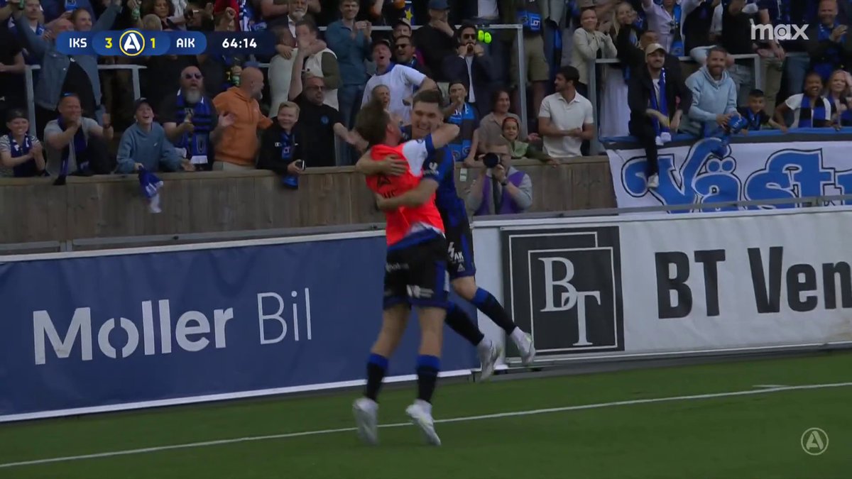 3-1 Sirius! Isak Bjerkebo petar in eftermiddagens fjärde mål på Studenternas! 🔵⚫ 📲 Se matchen på Max