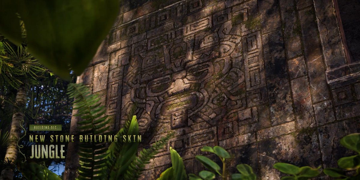 Create your own Temple of Boom with the new Jungle Building Skin! 💥💣🏛️ This intricately carved stone base is adorned with weather glyphs and sun motifs, perfect for a Jungle base! Get yours here: