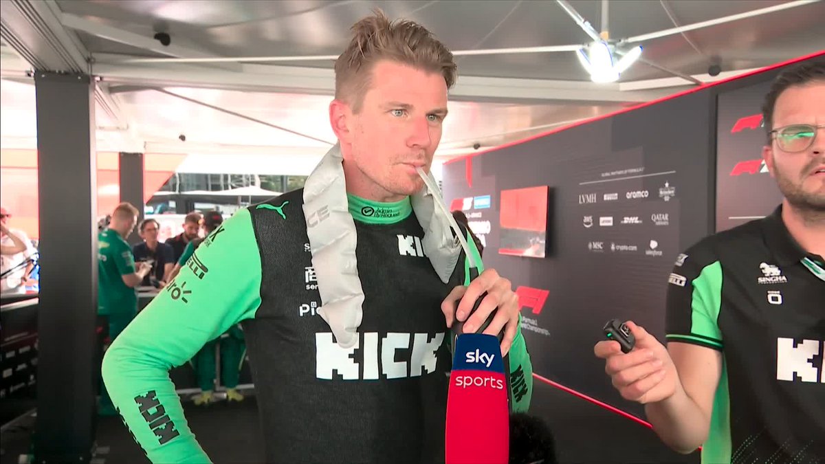 "It feels very good, very sweet" 🍬 Nico Hulkenberg reacts to finishing in FIFTH 💚👏
