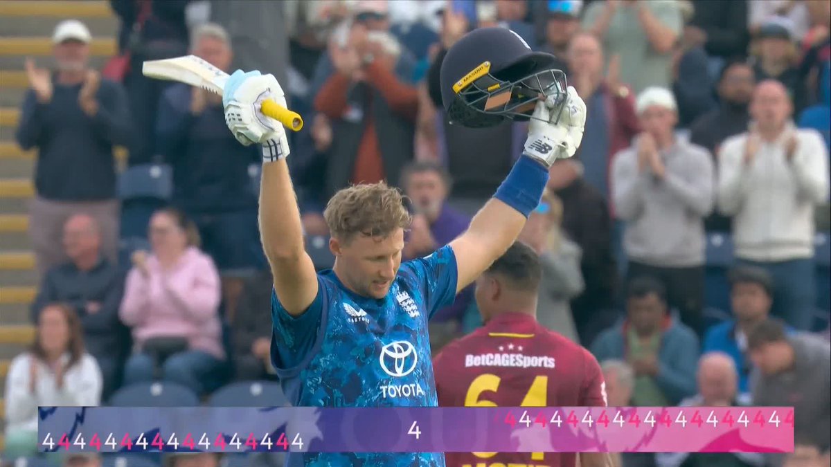 1️⃣0️⃣0️⃣ up for Joe Root, can he take England all the way in Cardiff? 🌟
