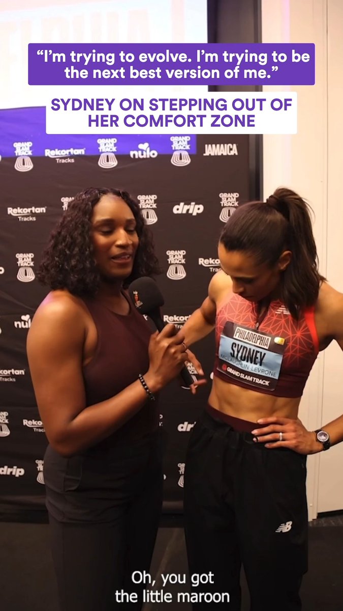 "Trying to be the next, best version of me" Sydney McLaughlin-Levrone on evolving and racing different events.