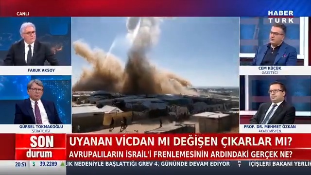 Uyanan vicdan mı değişen çıkarlar mı? Avrupalıların İsrail'i frenlemesinin ardındaki gerçek ne? Türkiye Gazetesi Yazarı Cem Küçük #HabertürkGündem'de yorumladı.