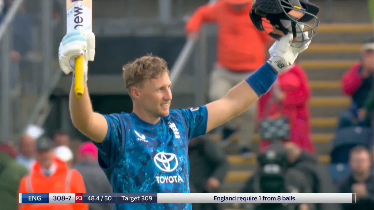 The moment Joe Root got England across the line in typical Joe Root fashion 🤩