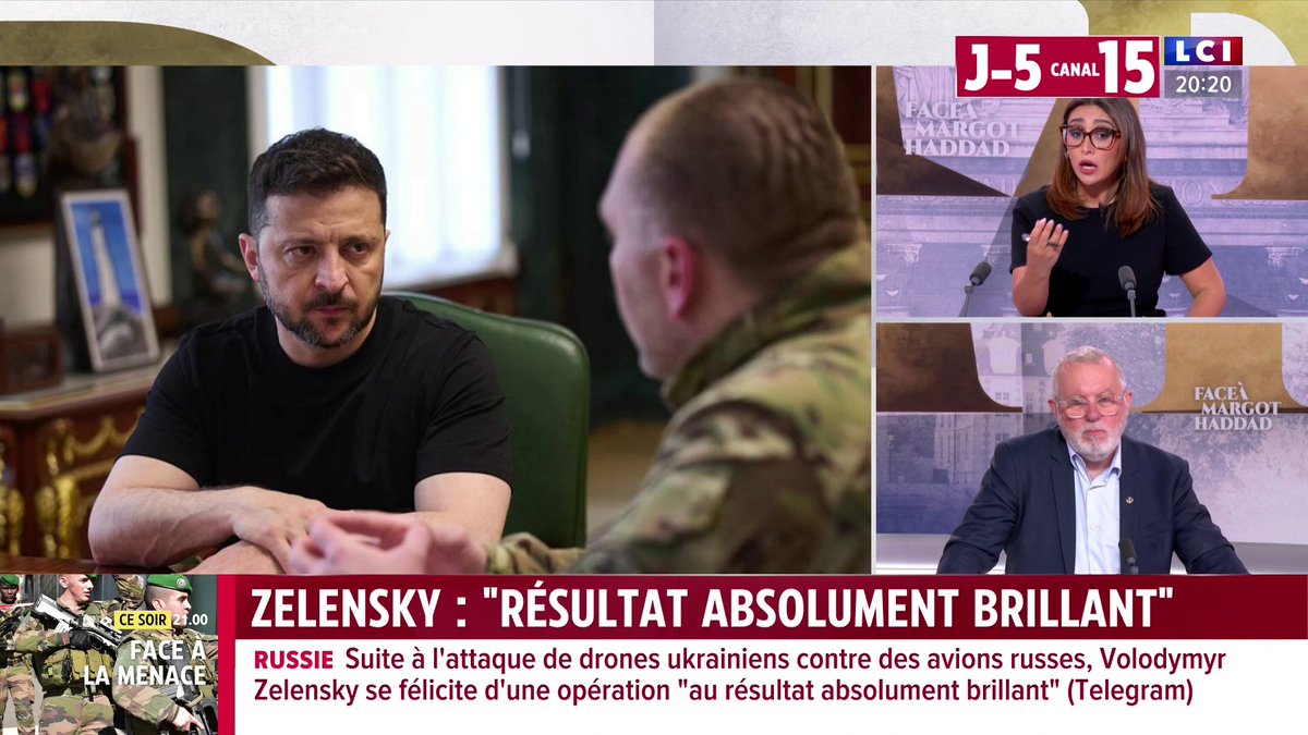 🗣️ L'Ukraine, "une nation capable de faire un raid stratégique à grande distance extraordinairement destructeur" note le colonel Michel Goya ▶️ ✦ Margot Haddad ✦