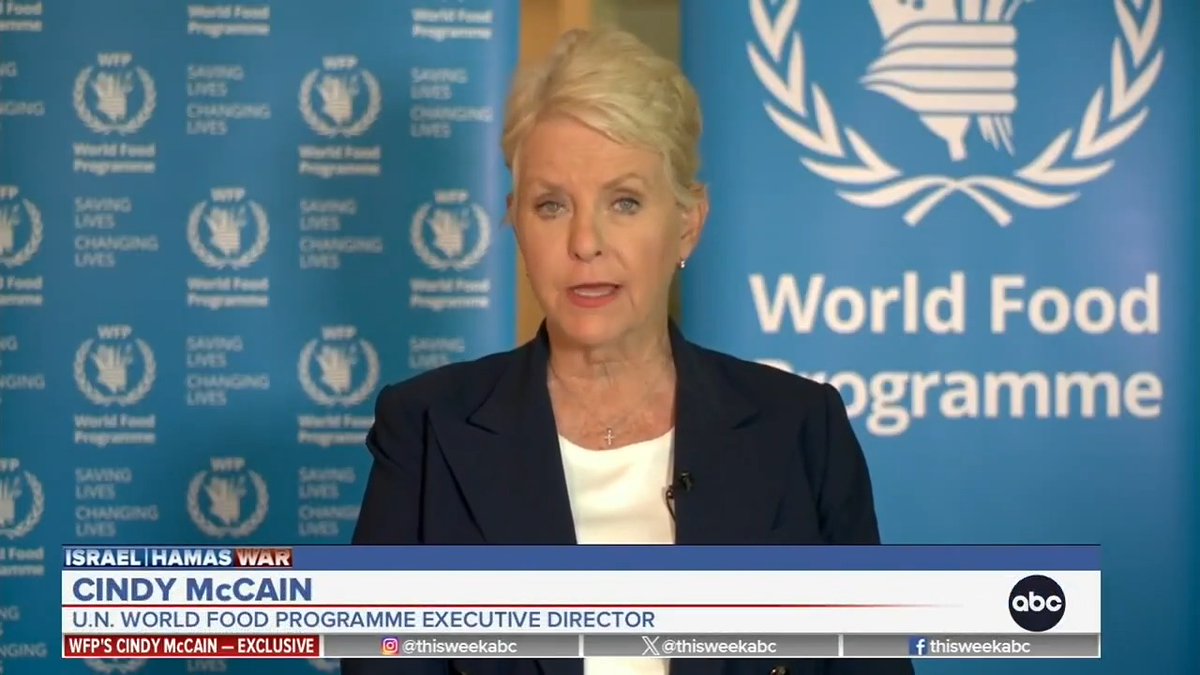 It's rather amazing that Cindy McCain now almost sounds "radical" in an American political context, by virtue of working directly on the situation in Gaza