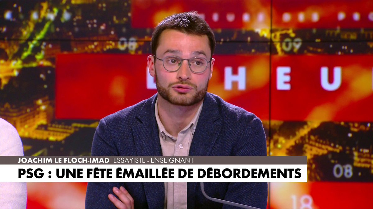 «D'un côté, on a la France des gens décents, de l'autre, la France de l'ensauvagement. D'un côté, de belles images sportives, de l'autre, des images de quasi guerre civile», se désole Joachim Le Floch-Imad, dans #HDPros2WE.