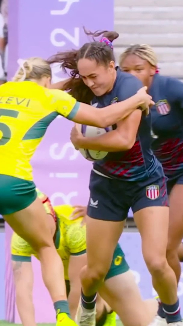 Here's Spiff Sedrick's epic run to help USA Women's Rugby Sevens win their first Olympic medal just because it's freaking awesome. 🥉