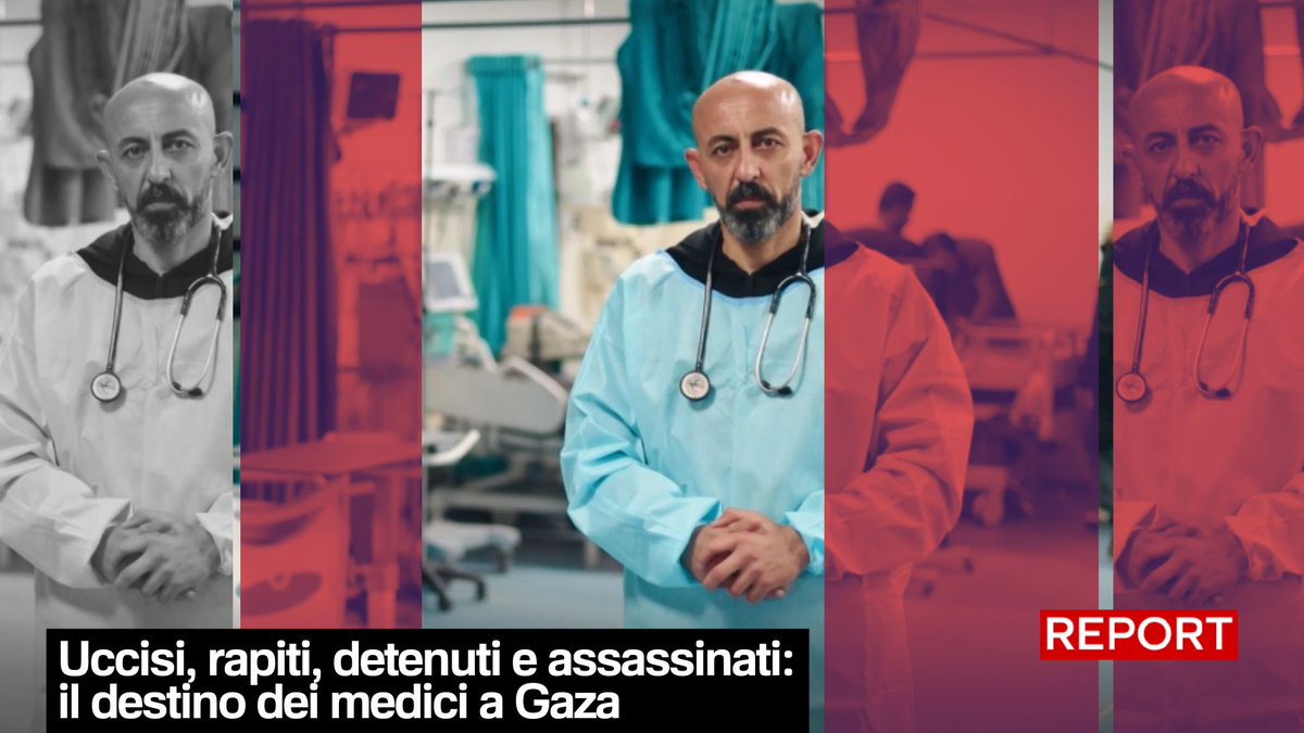 Secondo Reliefweb oltre 1.400 operatori sanitari uccisi a Gaza. Il Dr. Dahir è tra i medici arrestati all’ospedale Kamal Adwan, pochi giorni prima del cessate il fuoco del 2024. Segui #Report ora in diretta su #Rai3 👇