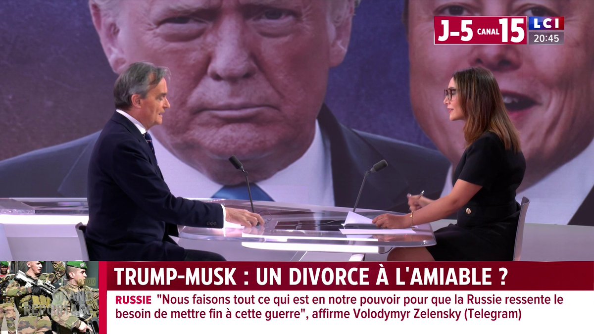 🗣️ L'alliance Trump-Musk "était vouée à une séparation entre les deux hommes" pour Gérard Araud ▶️ ✦ Margot Haddad ✦