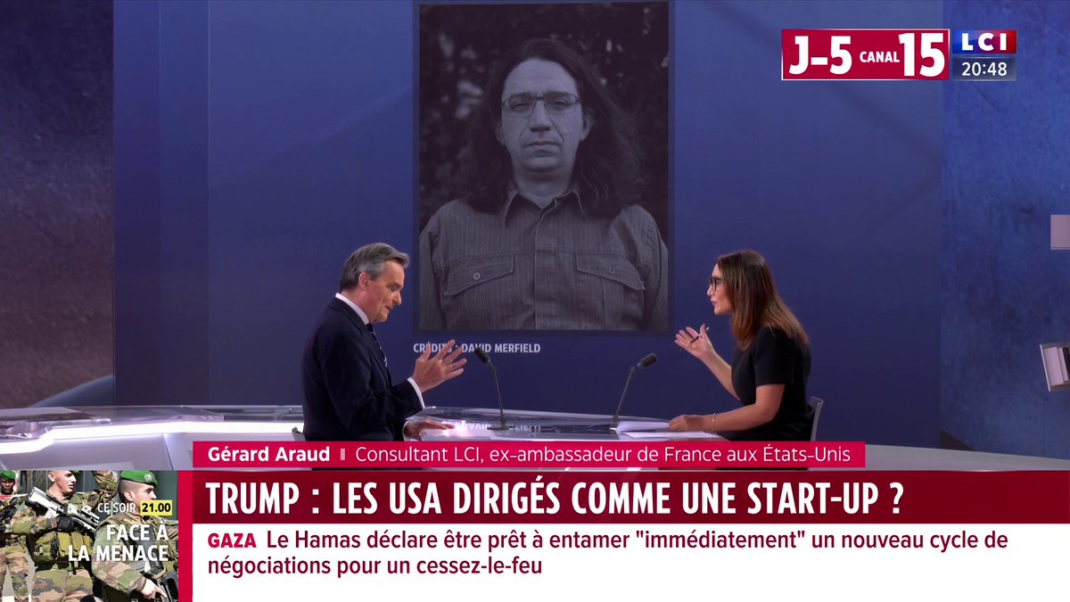 🗣️ Patrons de la tech entourant Donald Trump : "J'ai fréquenté tous ces milliardaires en tee-shirt noir de la Silicon Valley, j'aurais tendance à dire qu'ils sont humainement assez terrifiants" confie Gérard Araud ▶️ ✦ Margot Haddad ✦