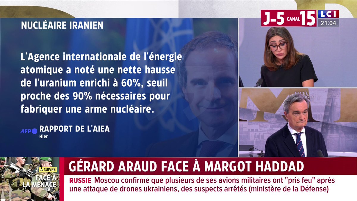 🗣️ "Le problème" du nucléaire iranien "était résolu en 2015. Qui l'a remis sur la table ? Donald Trump" souligne Gérard Araud ▶️ ✦ Margot Haddad ✦