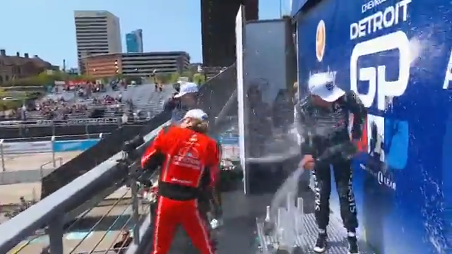 The most hilarious podium combination of all-time 💢 #INDYCAR