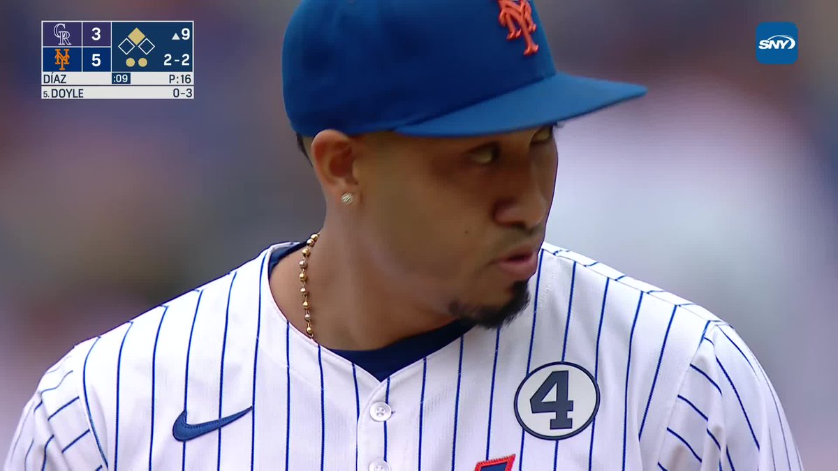 AND THE BALLGAME IS OVER! Edwin Díaz shuts the door and the Mets complete the sweep over the Rockies!
