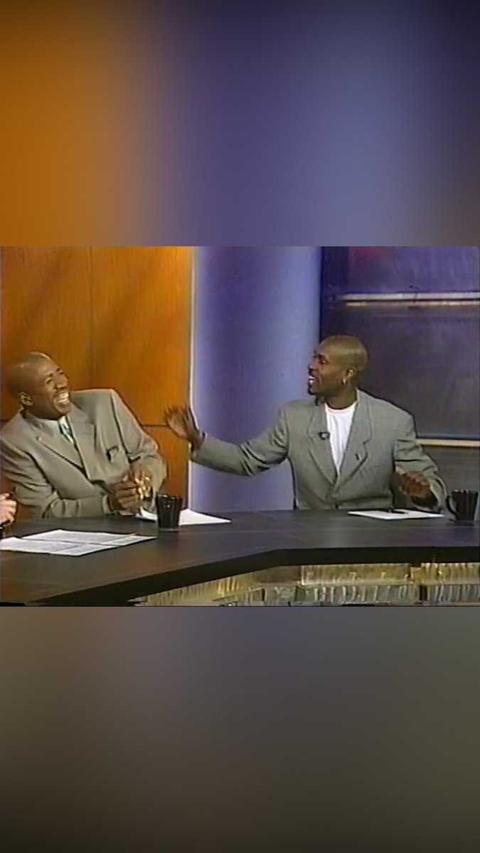 Gary Payton slapping Kenny Smith