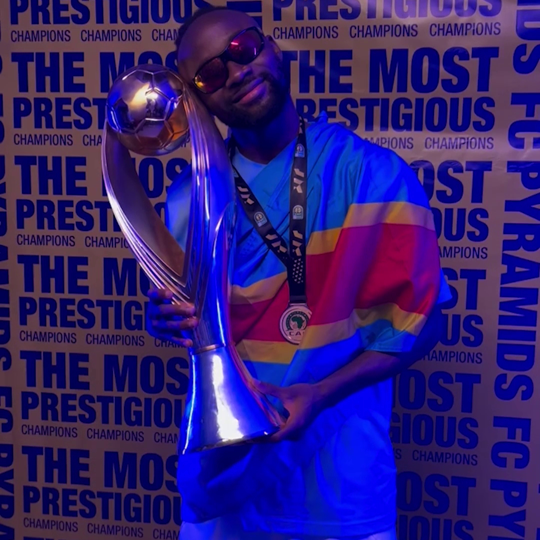 Top scorer. Champion. Fiston Mayele! 🇨🇩🏆 #TotalEnergiesCAFCL