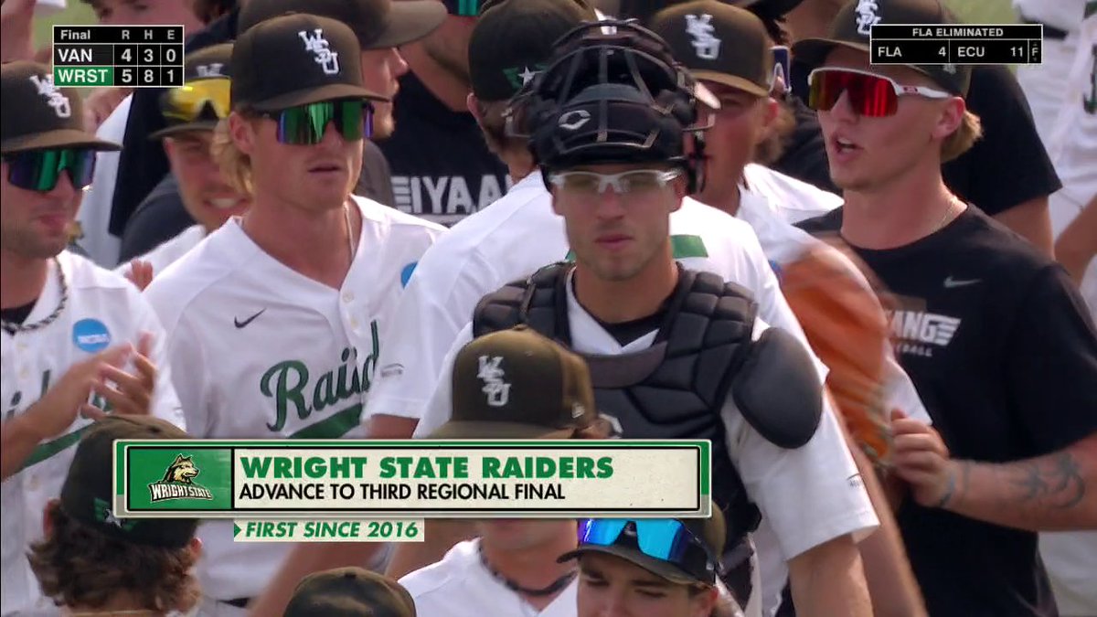 WRIGHT STATE ELIMINATES NO. 1 OVERALL SEED VANDERBILT IN THE REGIONAL 😱