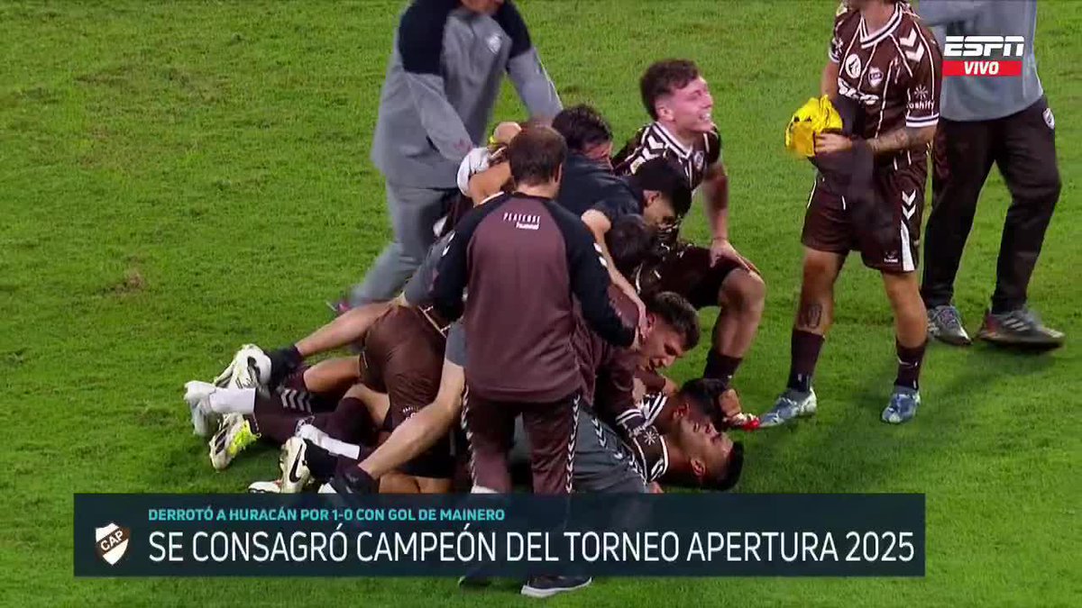 ¡¡¡1° DE JUNIO DE 2025, EL DÍA QUE MARCÓ UN ANTES Y UN DESPUÉS EN PLATENSE!!! ¡¡EL CALAMAR ES CAMPEÓN POR PRIMERA VEZ EN SU HISTORIA!! 📺 ESPN Premium | Suscribite al Pack Fútbol en