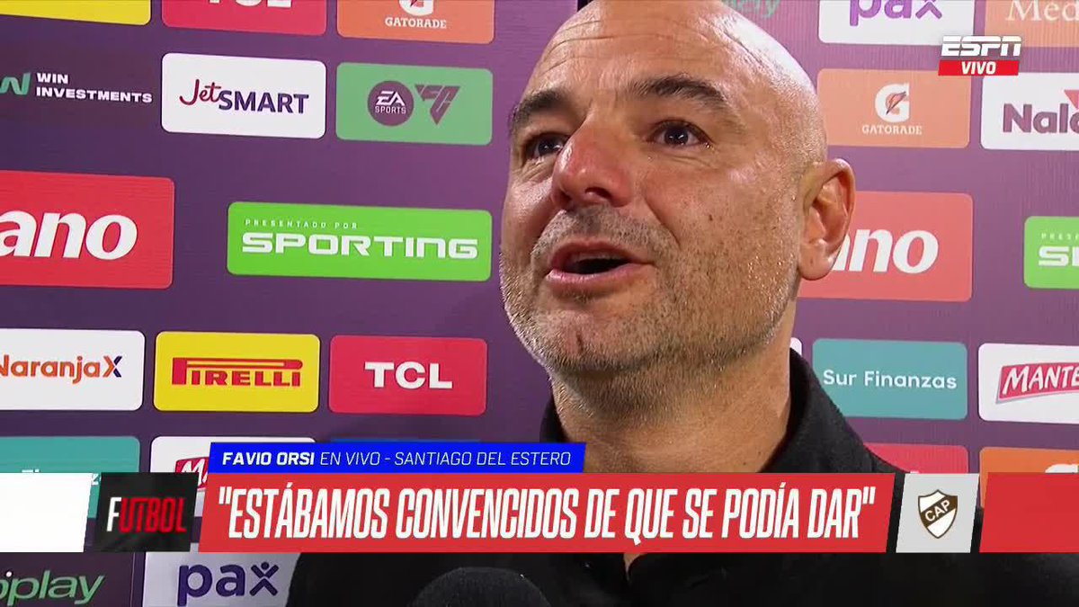 Platense campeón y Orsi declara entre lágrimas que que le encantaría darle un abrazo a su papá, que falleció hace un mes Me hizo mierda, soy un mar de lágrimas