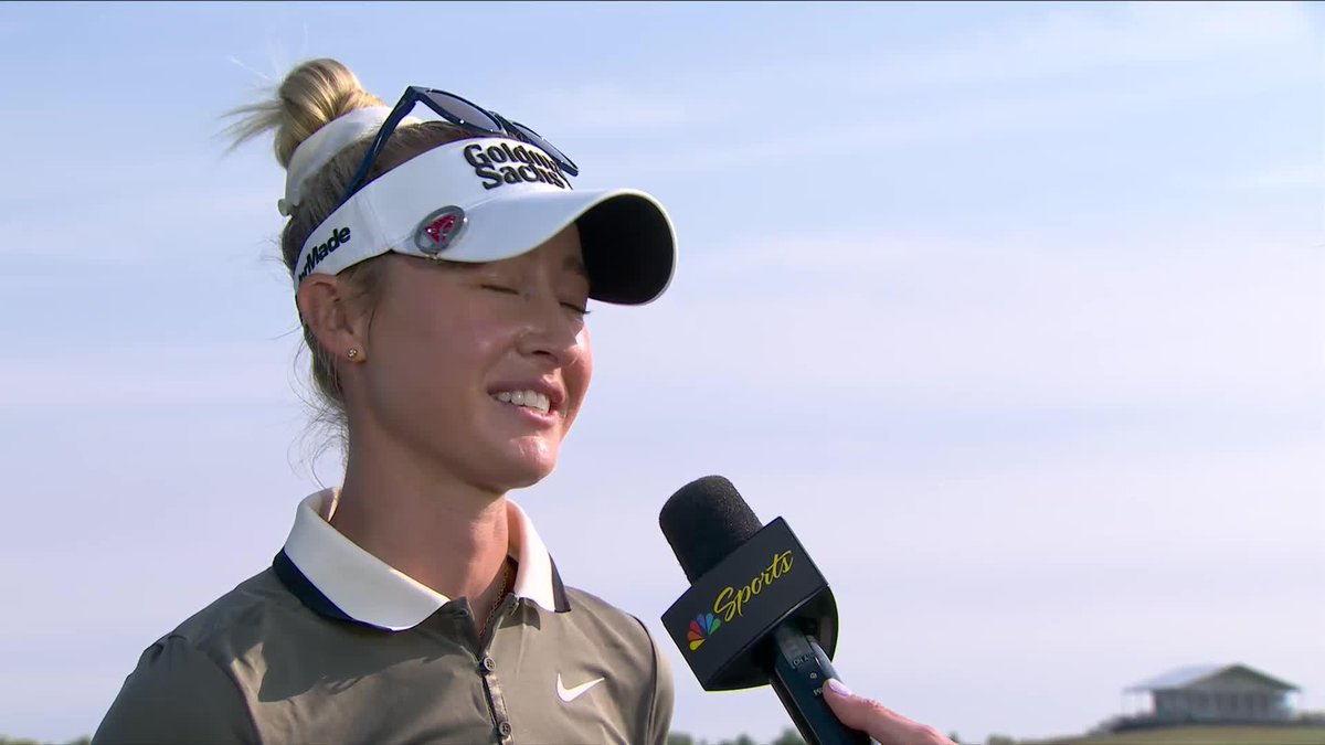 Nelly Korda. Gracious in defeat. Ally