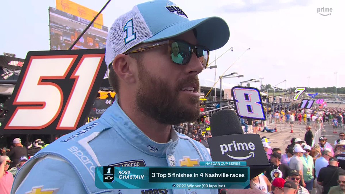 "It's okay to win again." Ross Chastain is bringing the jokes to Prime Video 😂