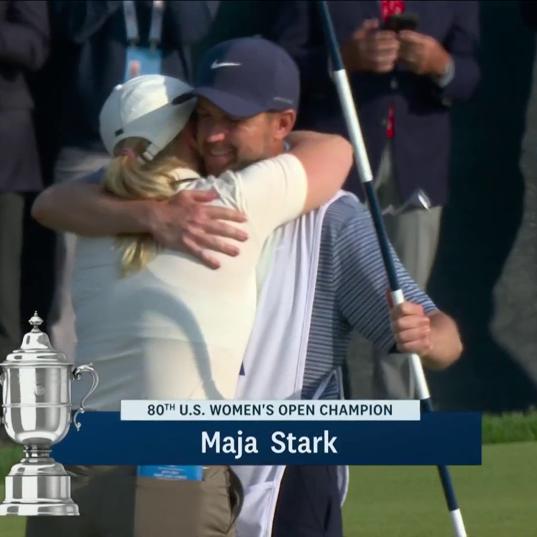 The putt that made Maja Stark a major champion. #USWomensOpen 🏆