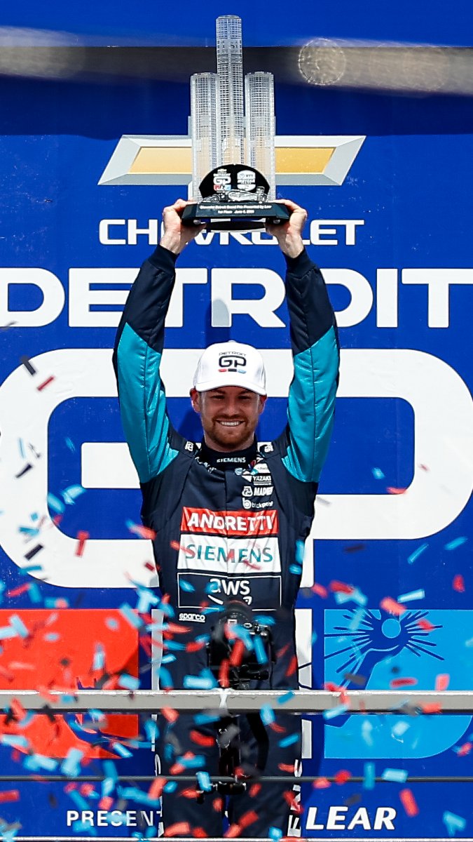 Can he make a run at the top and Alex Palou? Watch Kyle Kirkwood's #DetroitGP "Victory Lap" with Will Buxton! #INDYCAR
