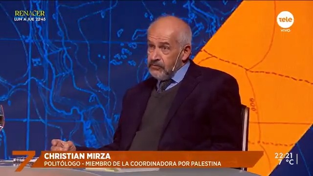 🗣️ Christian Mirza, politólogo y miembro de la coordinadora por Palestina, sobre la guerra entre #Israel y #Hamás 💬"Esto no es una guerra; es una política de exterminio planificado, un genocidio en curso a los ojos de la humanidad". #SéptimoDía 📺 𝗧𝗲𝗹𝗲𝗱𝗼𝗰𝗲 📺