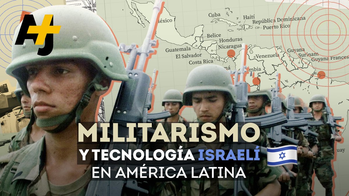 El militarismo israelí ha tenido presencia en todo Latinoamérica, de la mano de Estados Unidos, con armas, entrenamiento militar, software espía y hasta efectivos que asesoraron a las dictaduras. Te lo contamos en este video.
