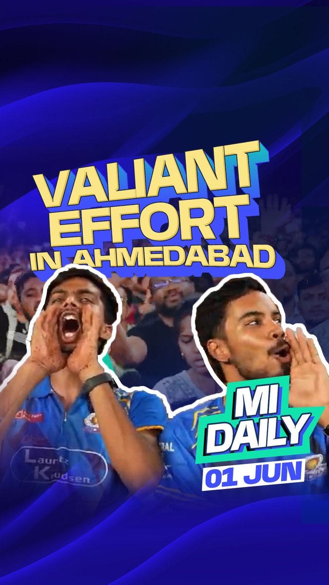 It wasn't meant to be as we fall just short in Ahmedabad. Watch all the behind-the-scenes in today's #MIDaily ๐ #MumbaiIndians #PlayLikeMumbai #TATAIPL #PBKSvMI